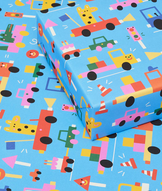 Beep Beep Kids Gift Wrap