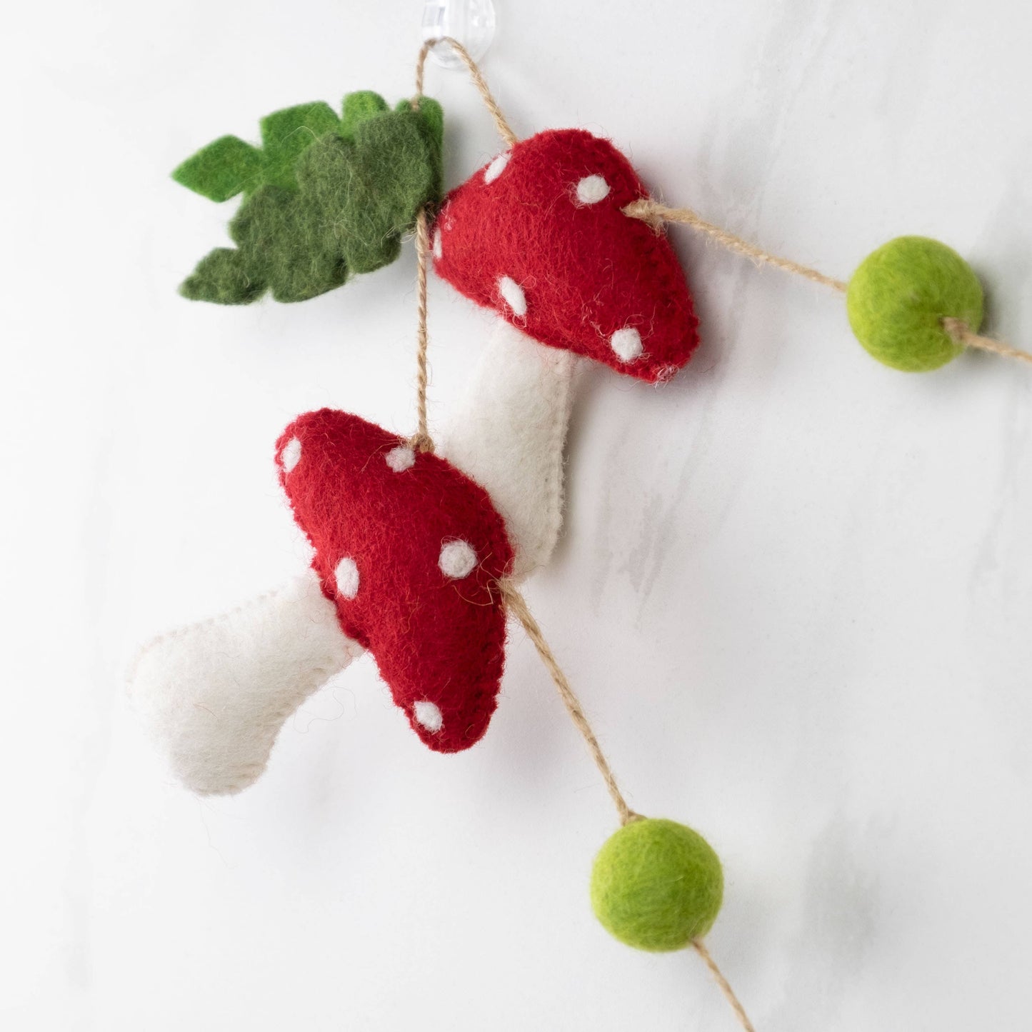 Felt Mushroom Garland