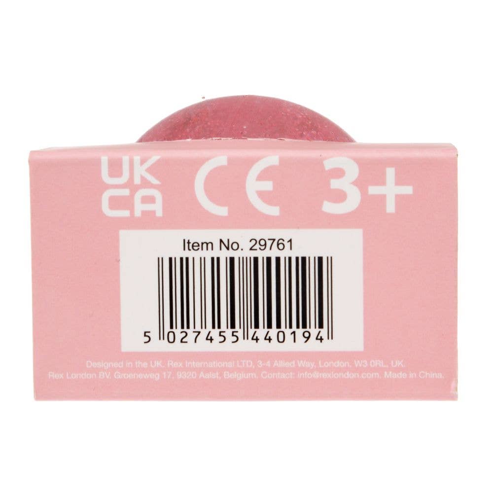 Rex London Glitter Bouncy Ball - Pink cat
