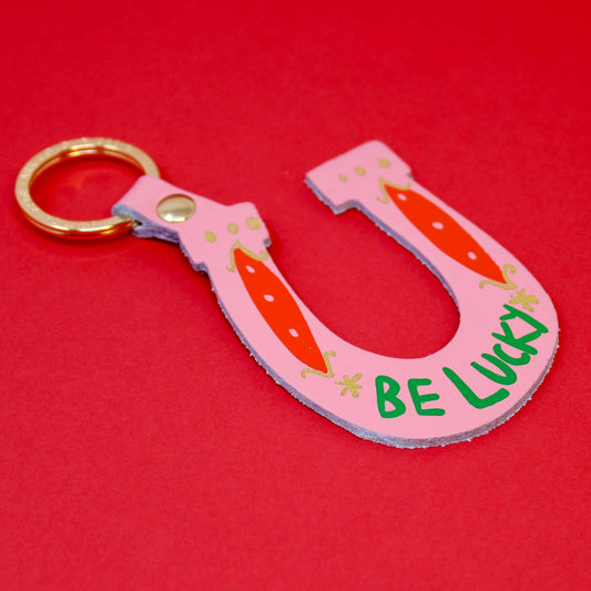 PINK Be Lucky Key Fob