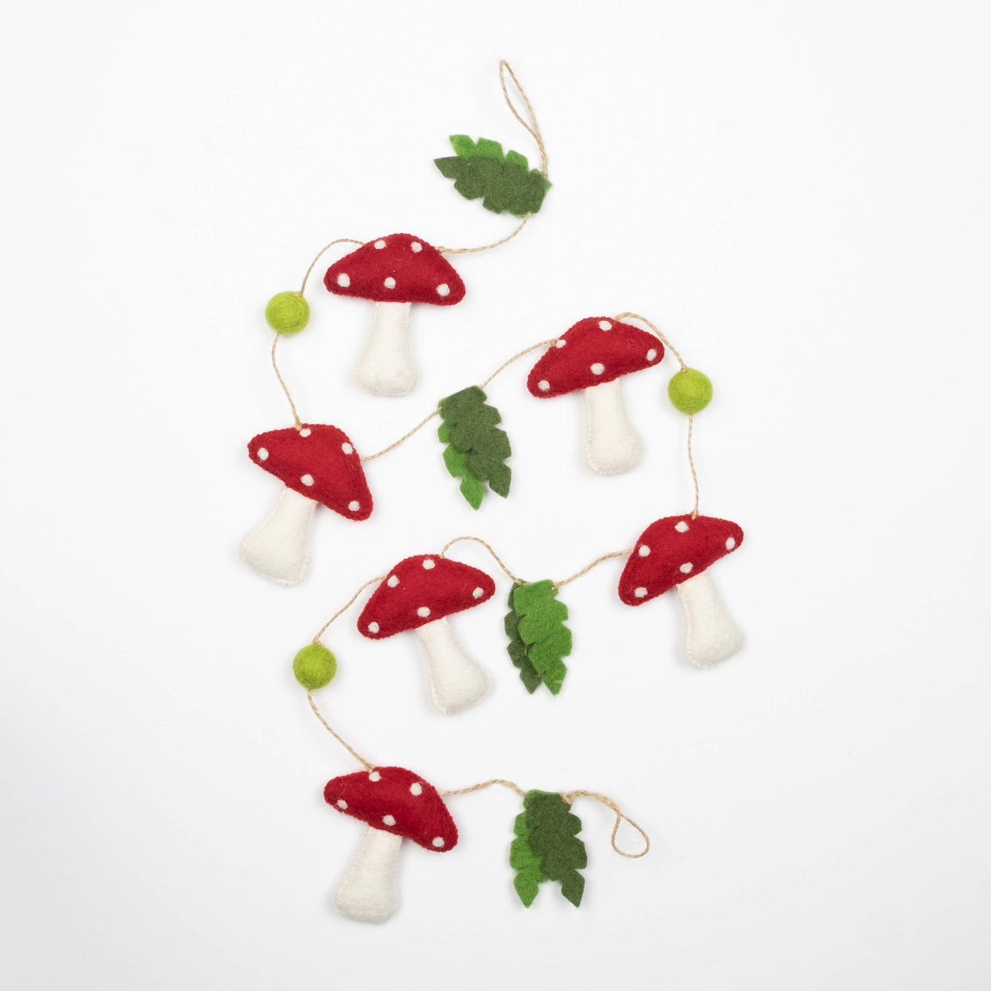 Felt Mushroom Garland