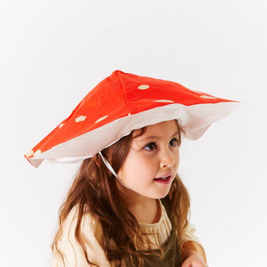 Pure Mulberry Silk Mushroom Hat