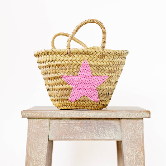Baby Pink Star Basket