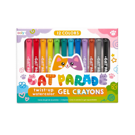 Ooly Crayons - Gel Crayons Cat Parade/12